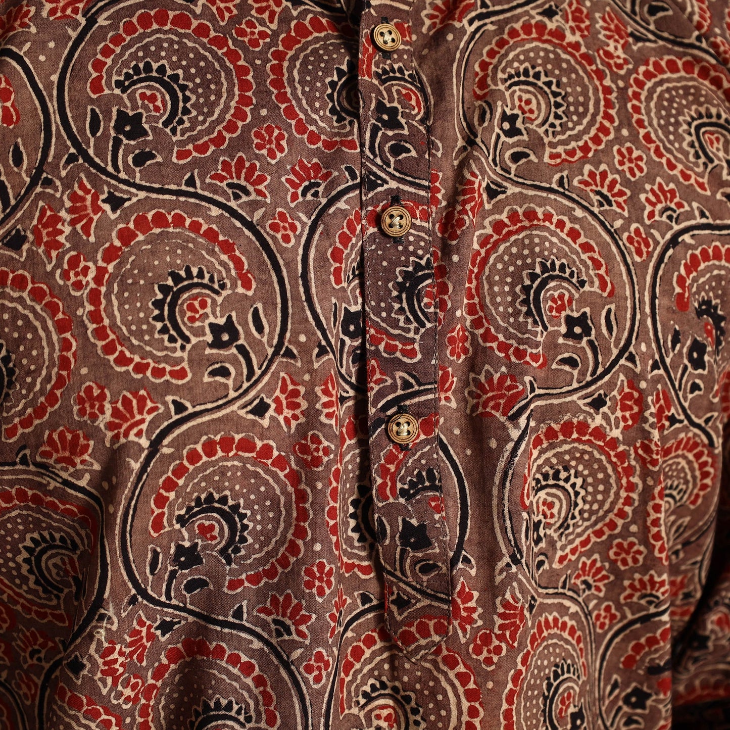 Ajrakh men kurta