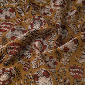 Ajrakh Dabu Bagru Block Print Handloom Chanderi Silk Fabric