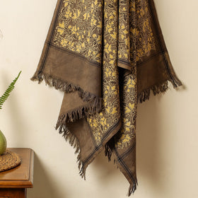 Buy Block Print Cotton Ajrakh Handloom Towel