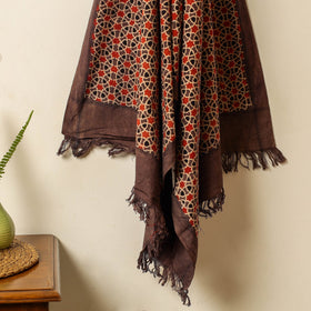  Block Print Cotton Ajrakh Handloom Towel