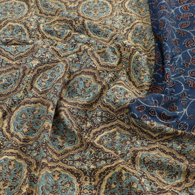 Buy Ajrakh Patch Tukdi Kaam Cotton Double Bed Cover with Pillow Covers Online l iTokri.com