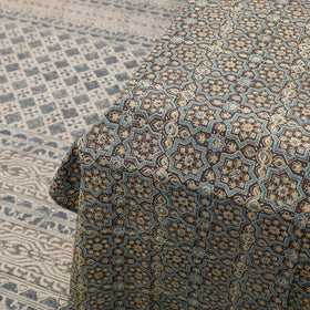 Buy Ajrakh Patch Tukdi Kaam Cotton Double Bed Cover with Pillow Covers Online l iTokri.com