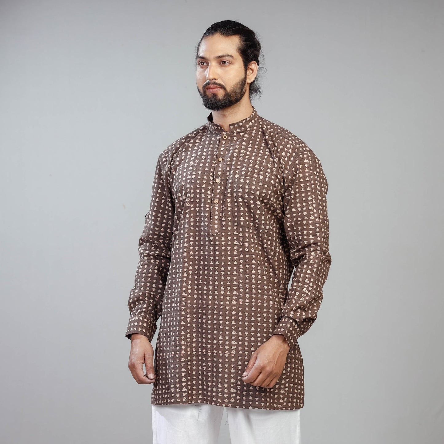Block Printed Men Kurta
