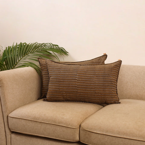 Akola cotton pillow covers (set of 2) 12 - handcrafted