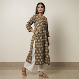  Akola Hand Block Printed Cotton Straight Kurta 01 Online at iTokri.com
