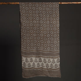  Akola Block Printed Pure Woolen Stole 