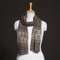  Akola Block Printed Pure Woolen Stole 