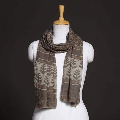  Akola Block Printed Pure Woolen Stole 