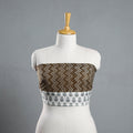 Shop Brown Akola Block Printed Cotton Blouse Piece Piece