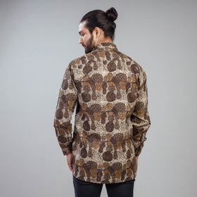 Buy Akola Block Printing Cotton Men Full Sleeve Shirt Online at iTokri.com