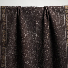 Brown Akola Block Print Pure Handloom Cotton Towel 