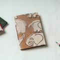  Art Block Print Fabric Cover Handmade Paper Notebook 