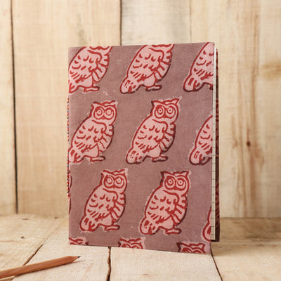 Buy Art Block Print Fabric Cover Handmade Paper Notebook Online at iTokri.com