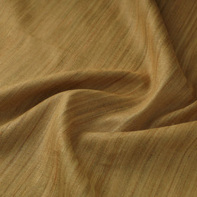 Brown Authentic Handwoven Tussar Silk Bhagalpuri Fabric