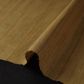 Brown Authentic Handwoven Tussar Silk Bhagalpuri Fabric