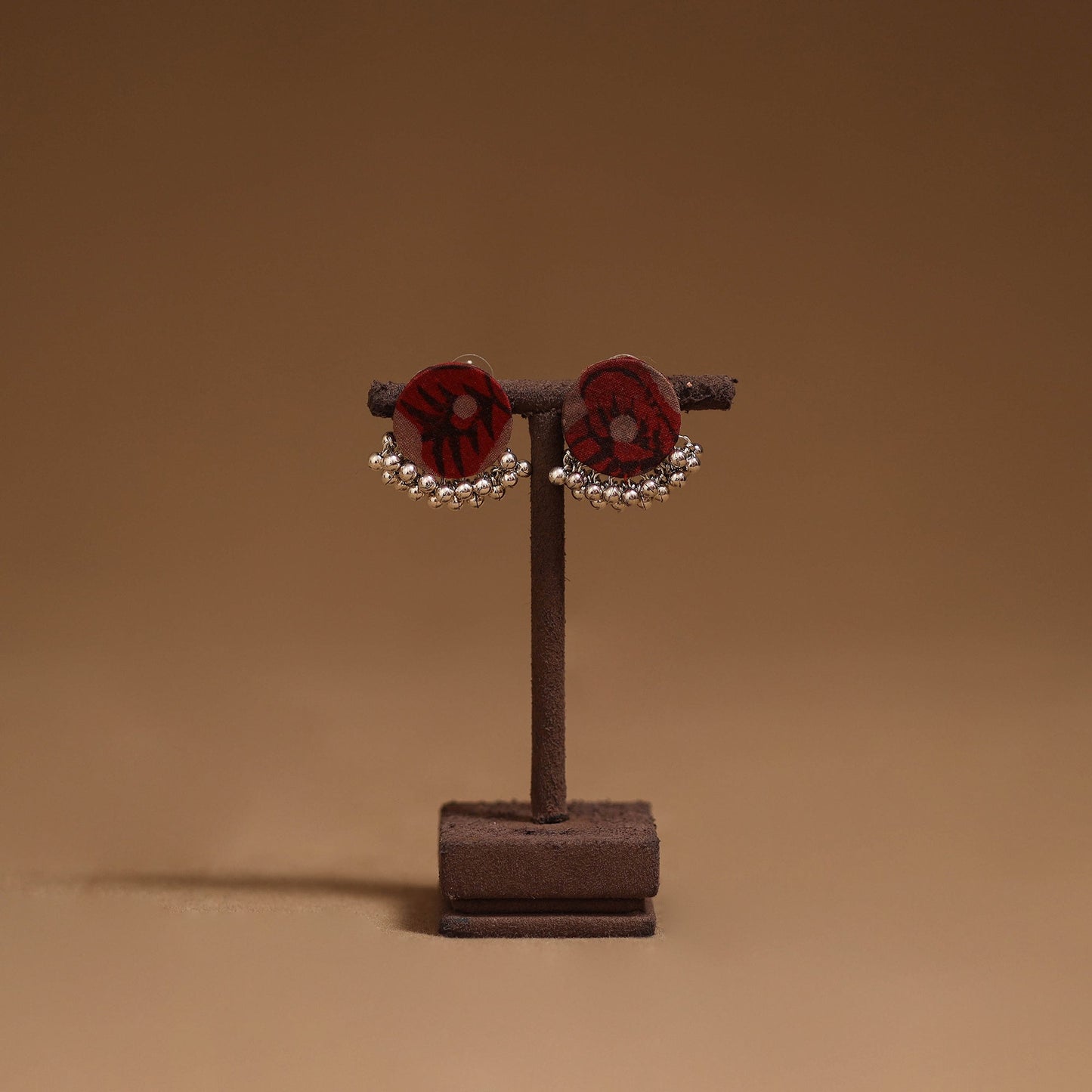 Ayat ghungroo work fabart handmade earrings - handcrafted