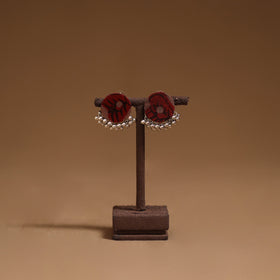 Ayat ghungroo work fabart handmade earrings - handcrafted