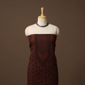 Bagh natural dyed cotton unstitched kurta material (2.95m)