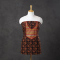 Brown - bagh cotton unstitched kurta material