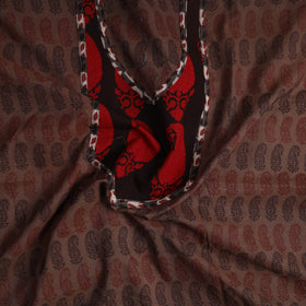 Brown - bagh cotton unstitched kurta material