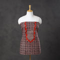 Brown - bagh cotton unstitched kurta material