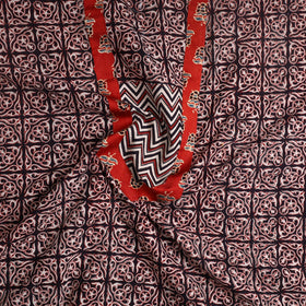 Brown - bagh cotton unstitched kurta material