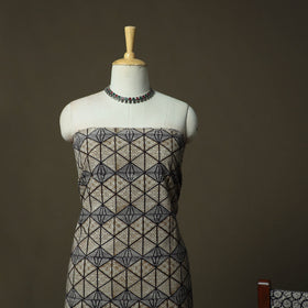 Bagh hand block print natural dyed cotton 3pc unstitched