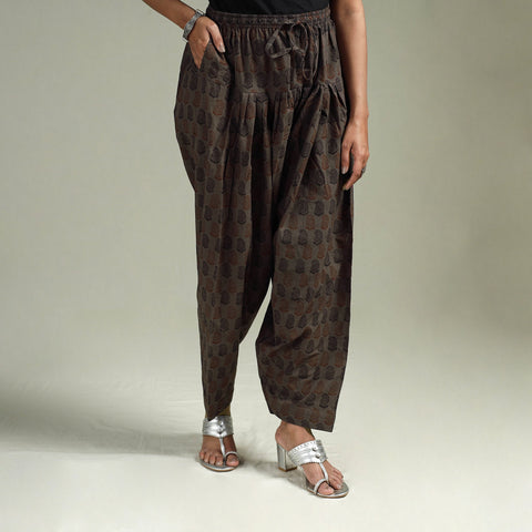 Bagh hand block print natural dyed cotton salwar 02