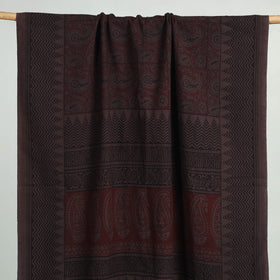 Brown Bagh Hand Block Print Cotton Handloom Towel