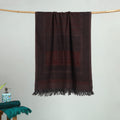 Brown Bagh Hand Block Print Cotton Handloom Towel
