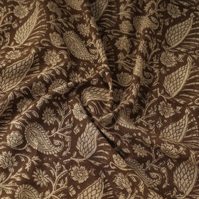 Brown Bagh Hand Block Print Natural Dyed Cotton Fabric