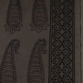 Brown Bagh Hand Block Print Natural Dyed Cotton Fabric