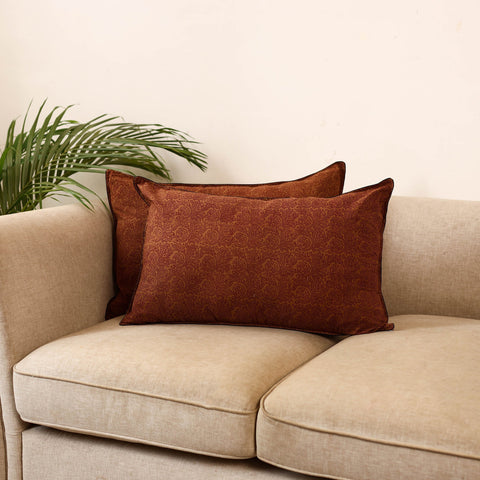Bagh hand pillow cover (set of 2) 01 - handcrafted