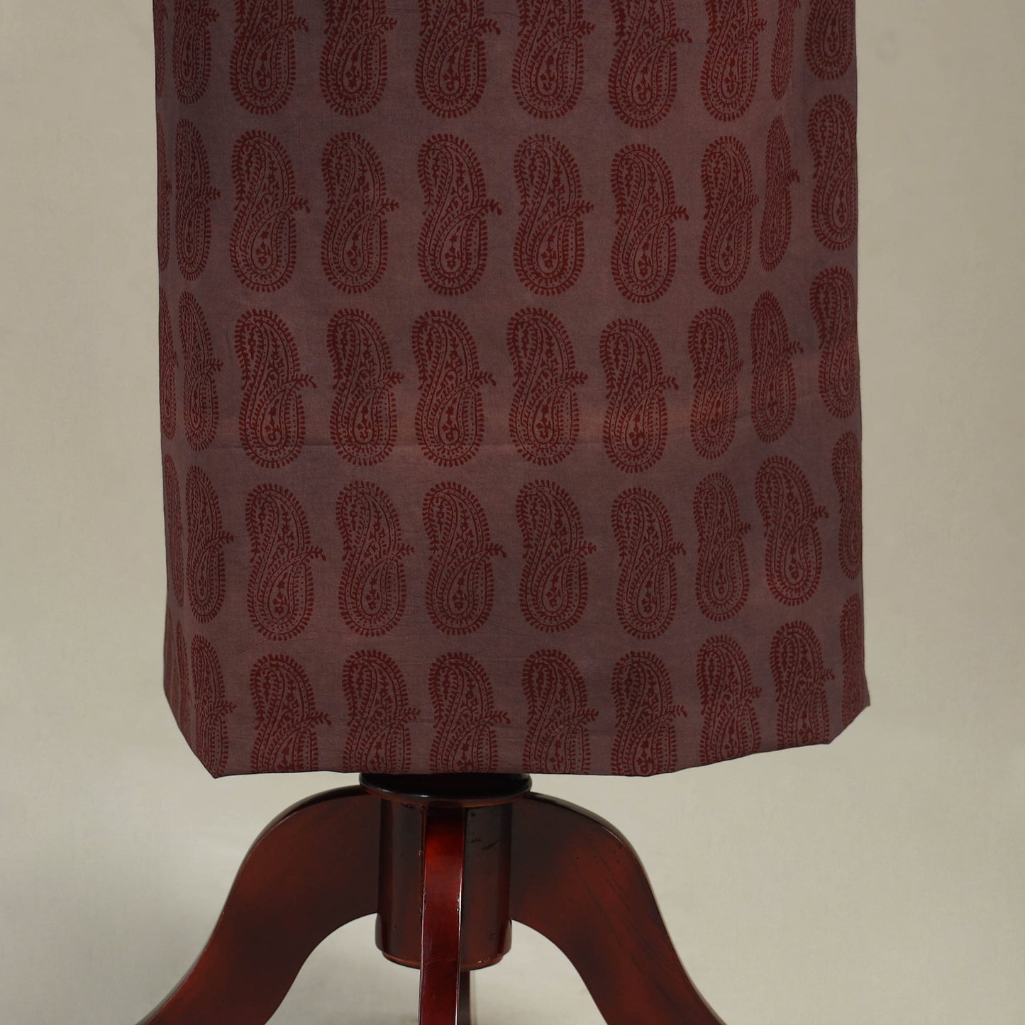 Brown - bagh patchwork cotton unstitched kurta material