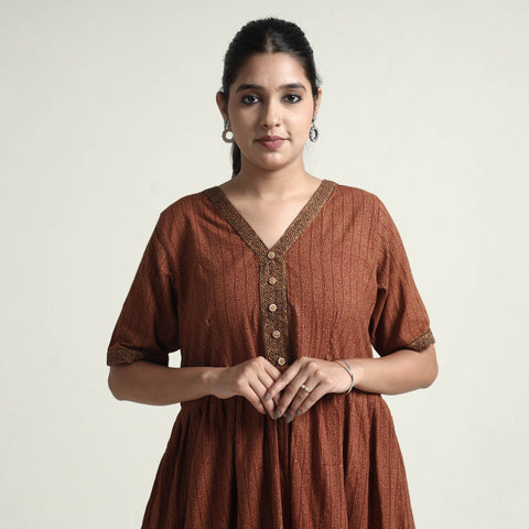  Bagh Block Printed Cotton Dress 