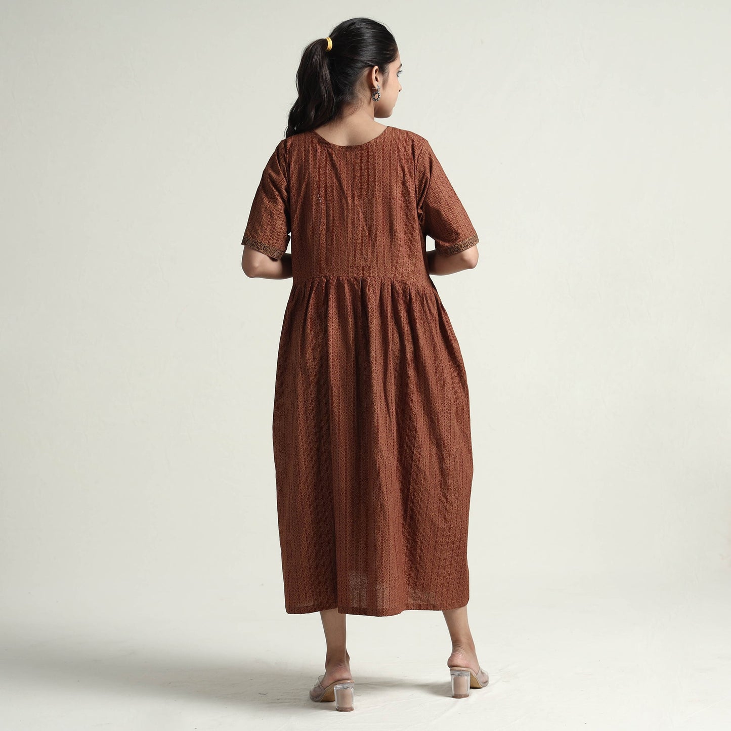  Bagh Block Printed Cotton Dress 