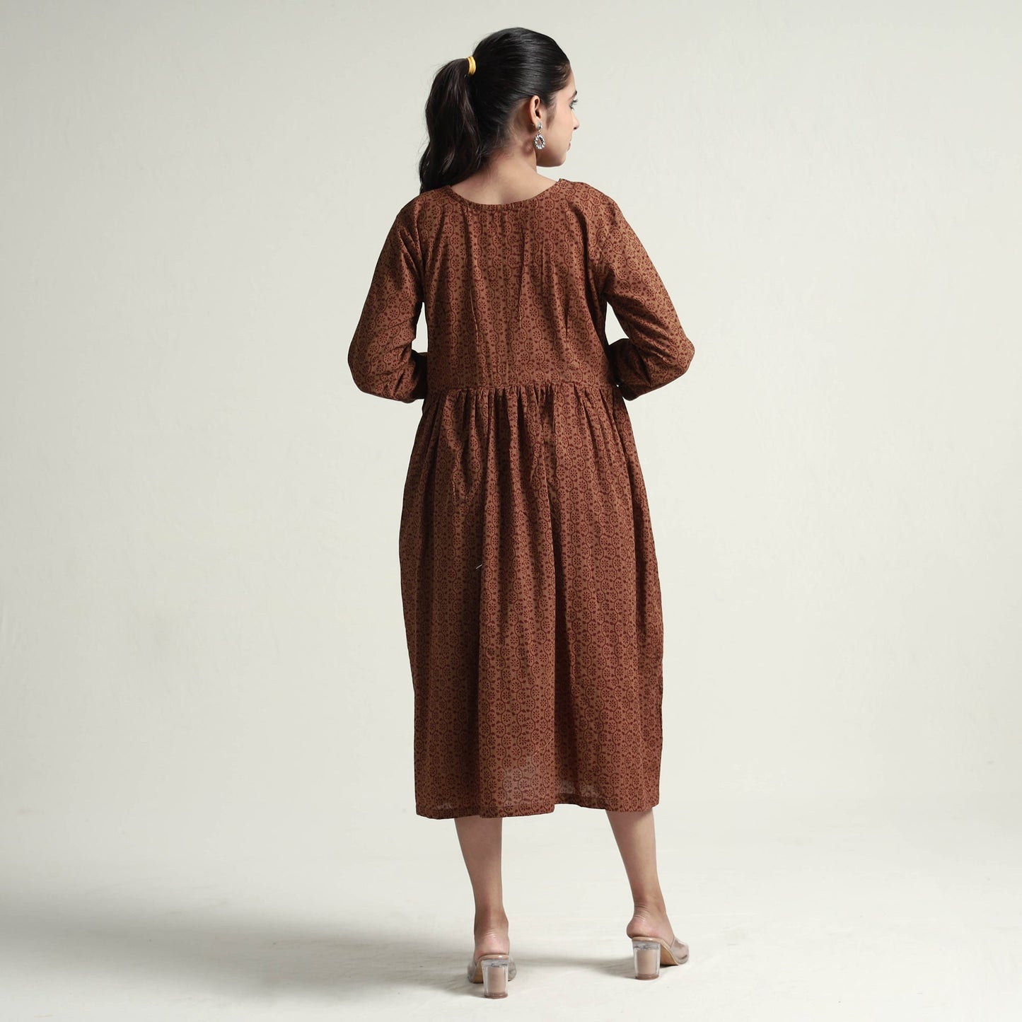  Bagh Block Printed Cotton Dress 