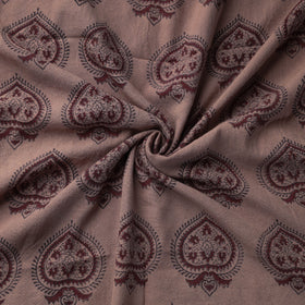  Bagh Block Printed Merino Wool Handloom Fabric 
