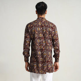  Bagru Block Printed Cotton Men Short Kurta 07 