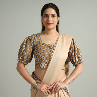 Buy Bagru Block Printed Cotton Stitched Blouse 04 Online at iTokri.com
