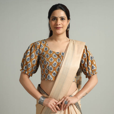 Buy Bagru Block Printed Cotton Stitched Blouse 04 Online at iTokri.com