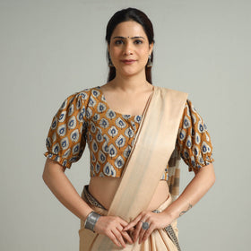 Buy Bagru Block Printed Cotton Stitched Blouse 04 Online at iTokri.com