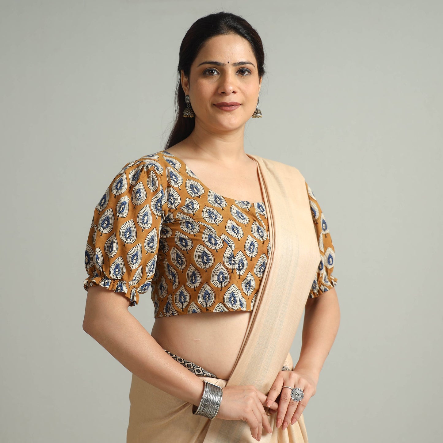 Buy Bagru Block Printed Cotton Stitched Blouse 04 Online at iTokri.com
