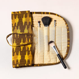  Multipurpose Segmented Make-up Brush Wrap Pouch/Case 