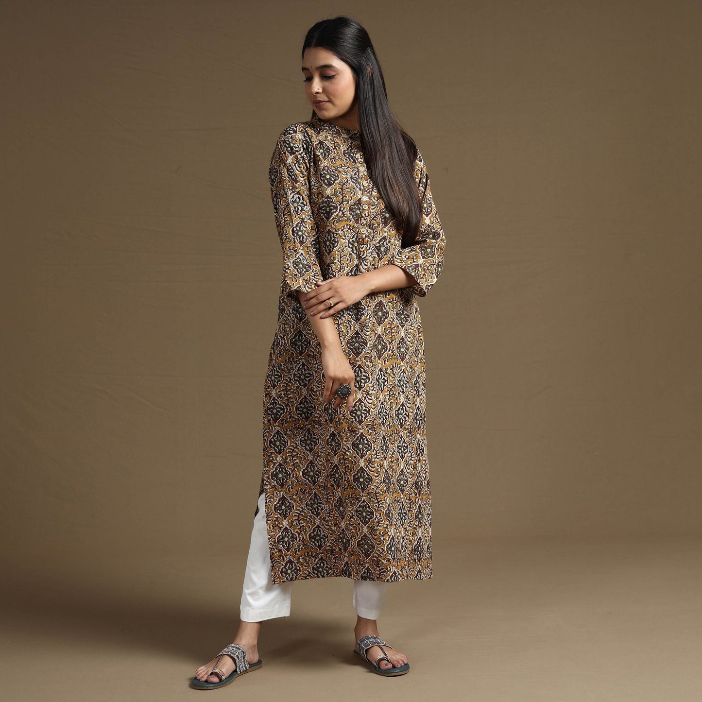 bagru print kurta