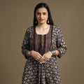  Bagru Hand Block Printed Cotton Long Kurta 