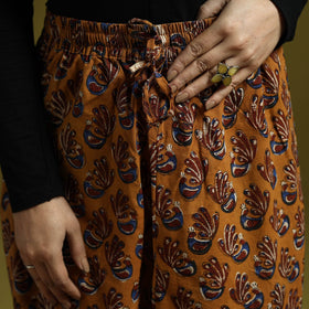 Brown - bagru natural dyed cotton harem pant 15