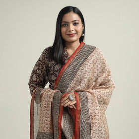 Bagru Kurta with Palazzo & Dupatta Set
