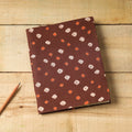 Brown Bandhani Cover Handmade Paper Notebook