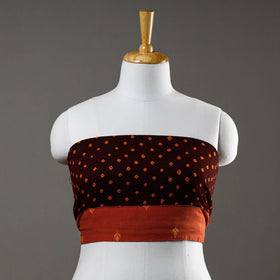 Buy Rangoli Bandhani Tie-Dye Cotton Blouse Piece 